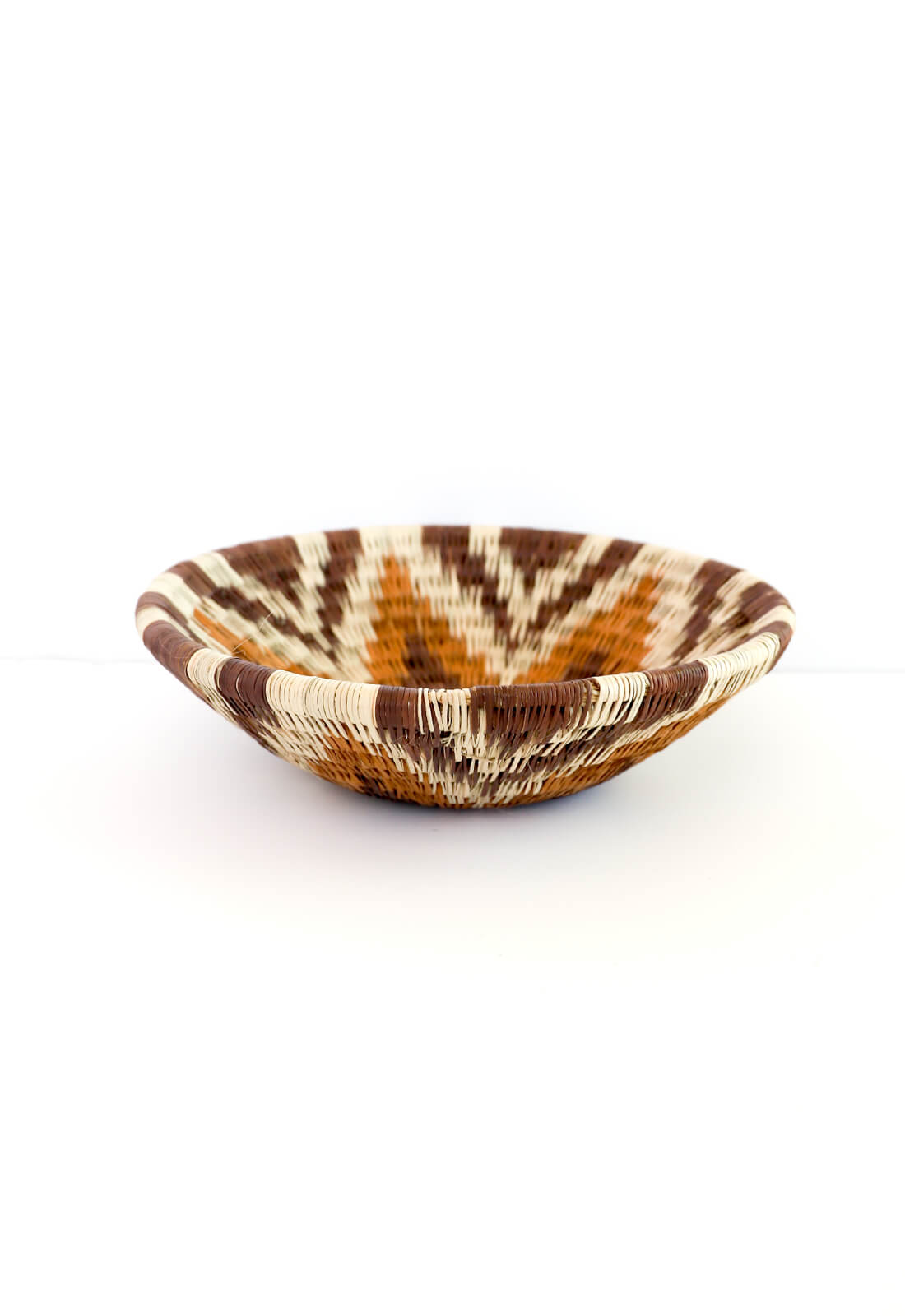 Vintage Handwoven Bayei Plateau Basket - Small, 8