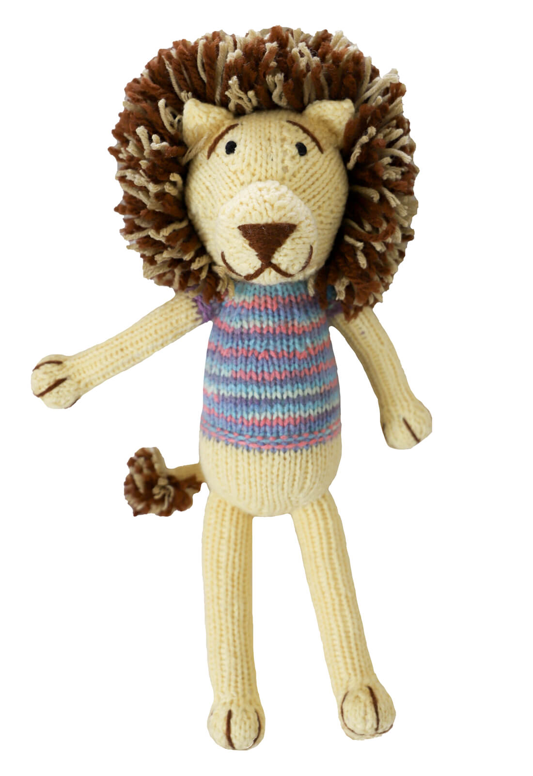 Knitted Lion Heirloom Toy - Shumba