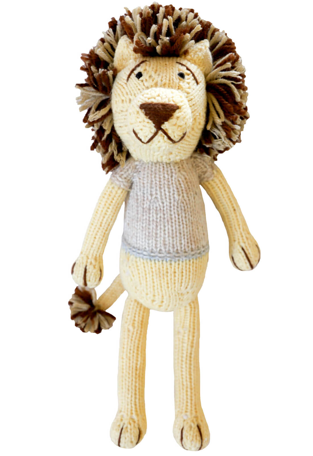 Knitted Lion Heirloom Toy - Shumba