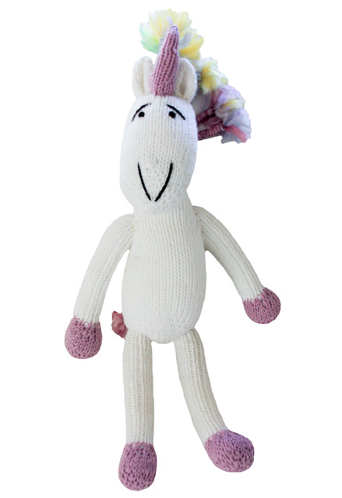 Knitted Unicorn Heirloom Toy