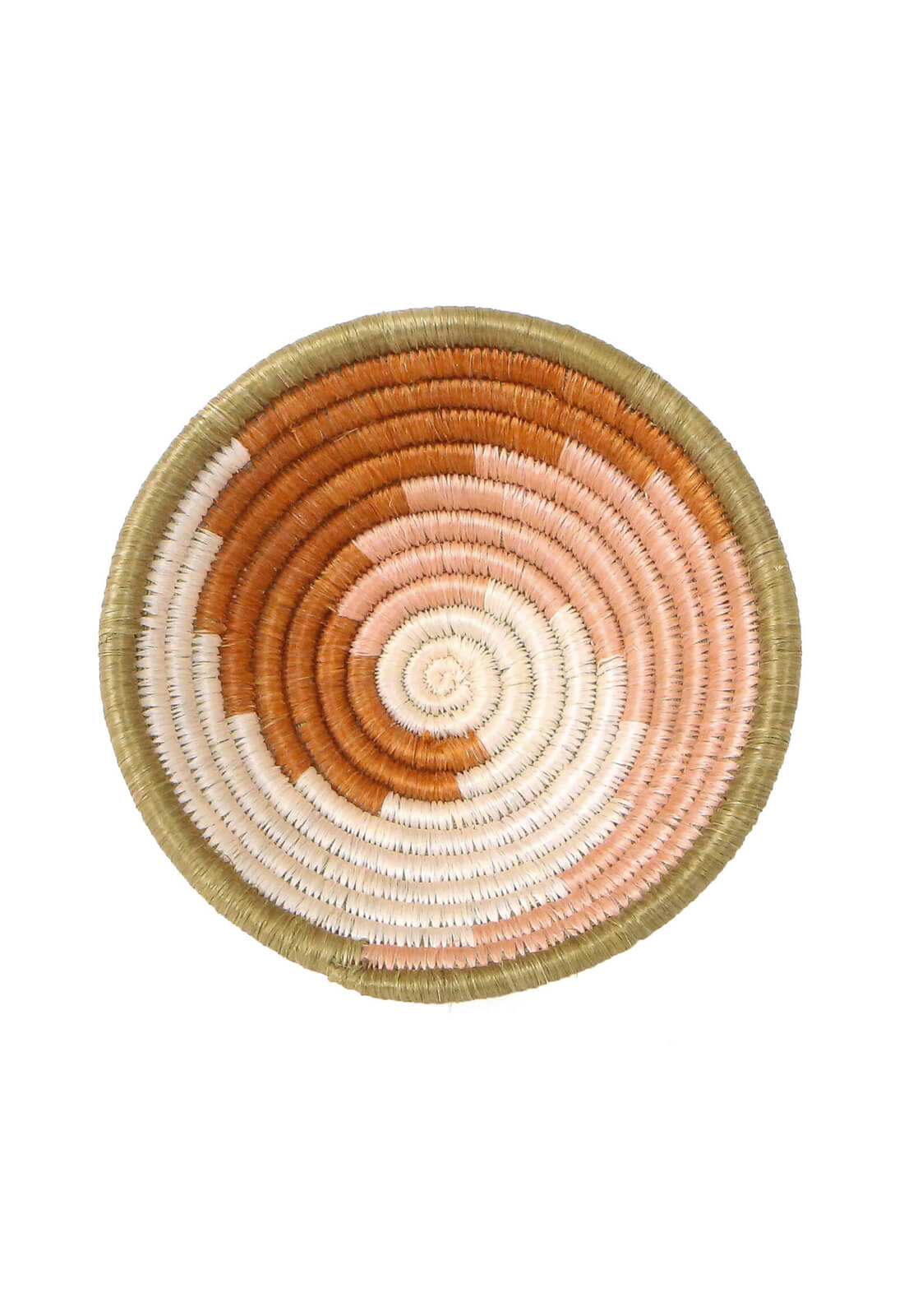 Hand Woven Plateau Basket - Canyon Clay Multicolor, Small