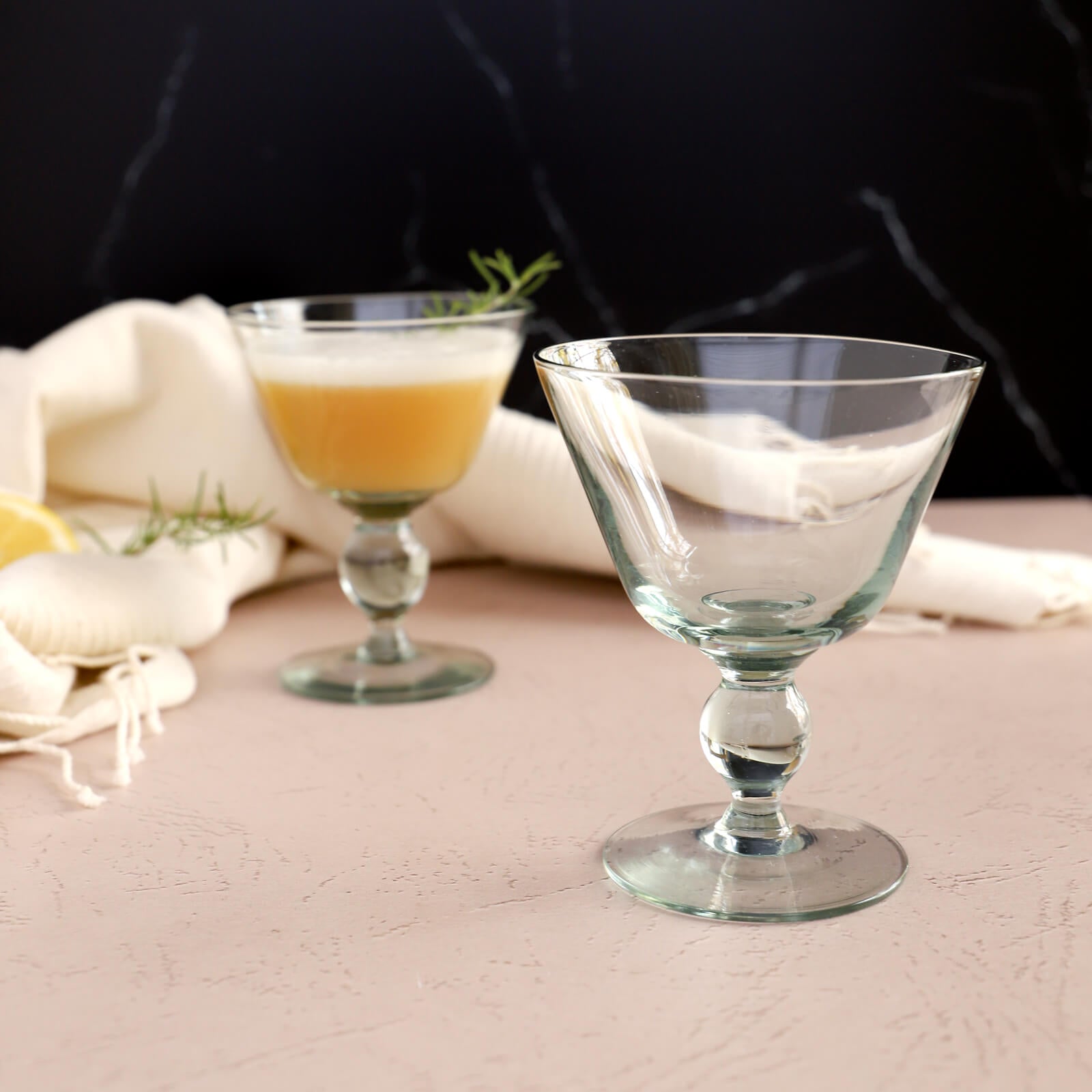 Ngwenya Glass Hand Blown Coupe Glasses