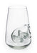 Ngwenya recycled cooler glass, made with a separate space for ice to cool drinks without dilution 