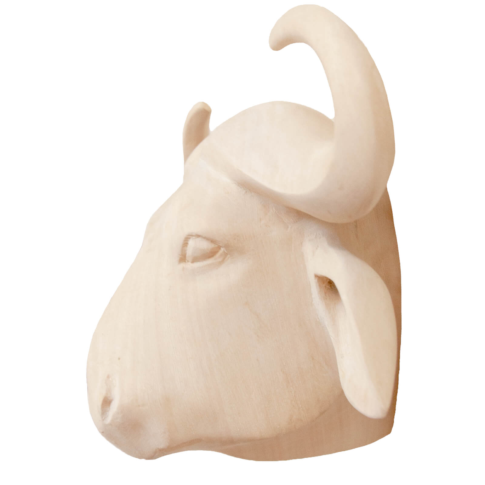 Trophée mural - Artisanal - Tête de buffle en bois flotté - 65cm Trophée mural - Artisanal - Tête de buffle en bois flotté - 65cm