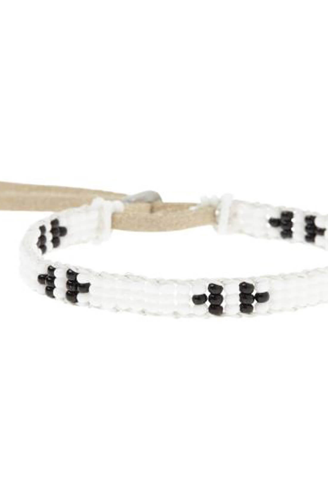 Extra Small Warrior Bracelet - White and Black