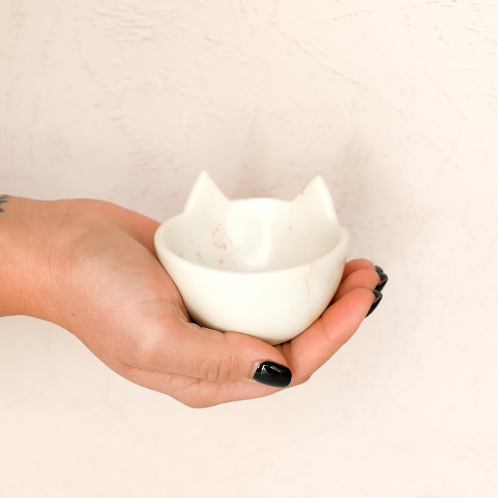 Small Soapstone Cat Ears Bowl