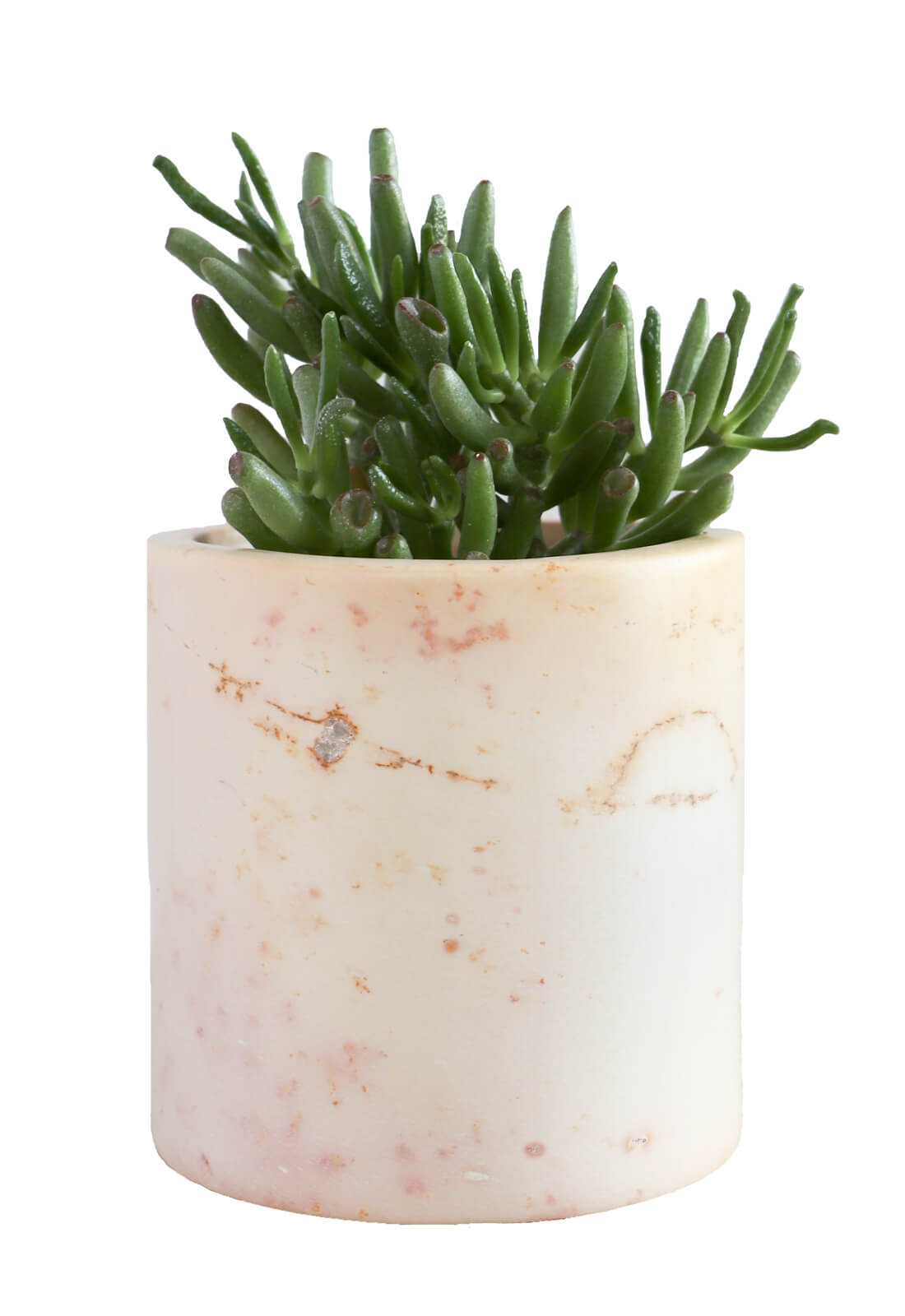 Soapstone Cylinder Planter - Large