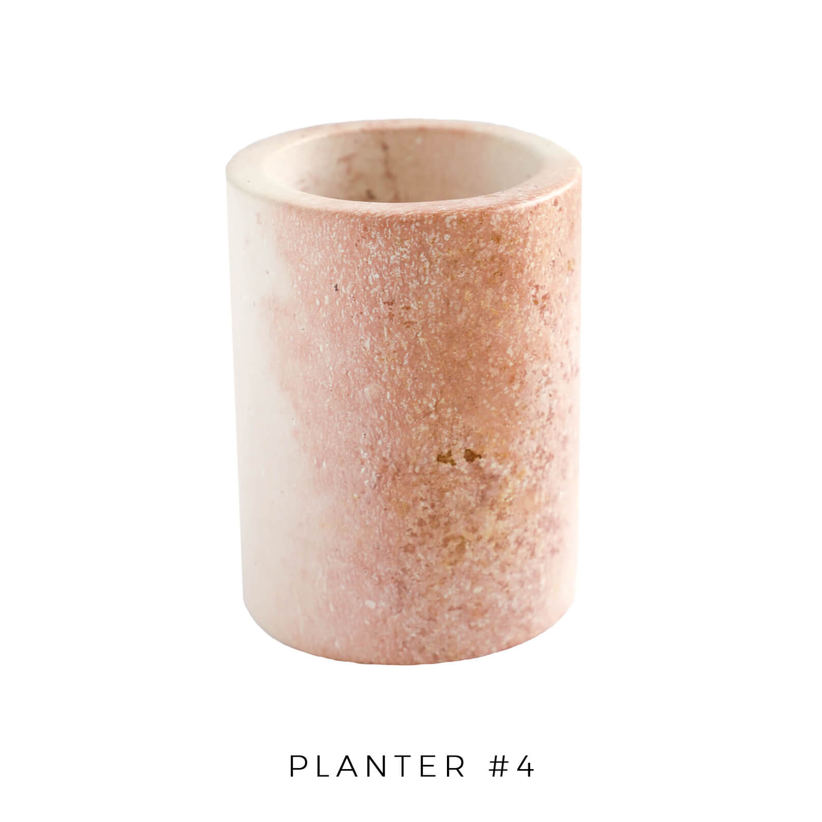 Soapstone Cylinder Planter - Medium
