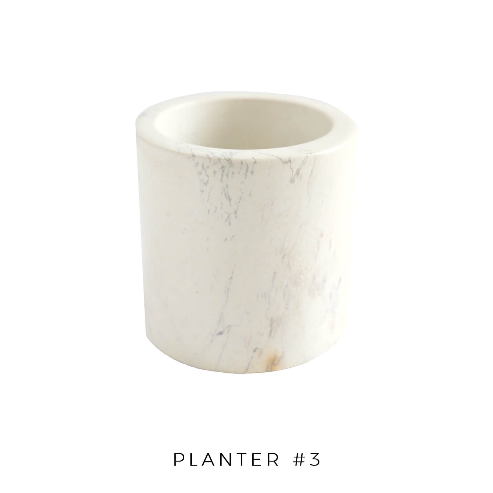 Soapstone Cylinder Planter - Small