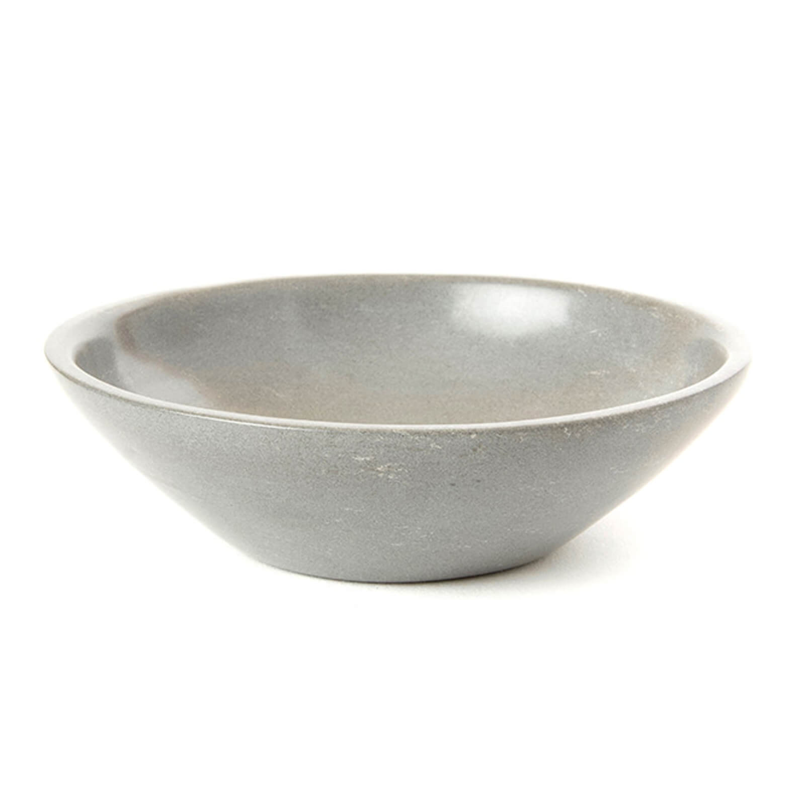 Medium Soapstone Serving Bowl - Grey