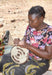 Zambian basket artisan weaving 